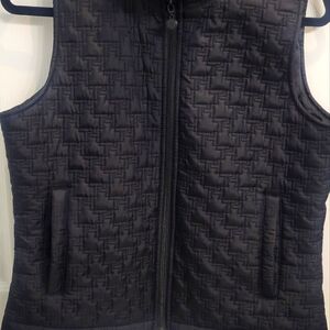 Chic Black Patterned Vest